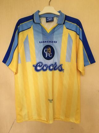 Fc Chelsea 1996\1997 Away Football Jersey Camiseta Soccer Maglia Shirt Vintage