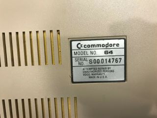RARE Vintage SILVER Label Commodore 64 SR 14767 Rev A motherboard 11