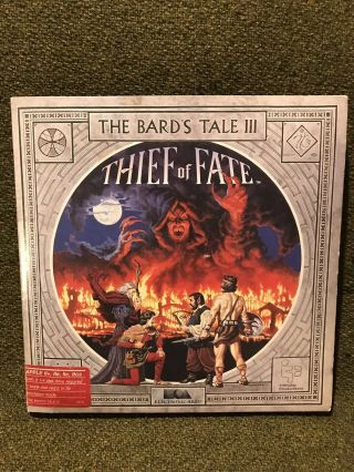 Vintage THE BARD ' S TALE III: THIEF OF FATE Apple II,  Clue Book EA Computer Game 2