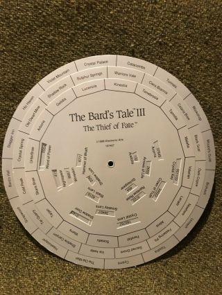 Vintage THE BARD ' S TALE III: THIEF OF FATE Apple II,  Clue Book EA Computer Game 7
