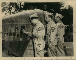 1944 Press Photo Italian Prisoners Of War In Orleans,  Louisiana - Nox51236