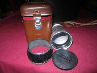 Vintage Kodak Retina Reflex III 35MM Camera & Extra Lenses & Carrying Bag 6