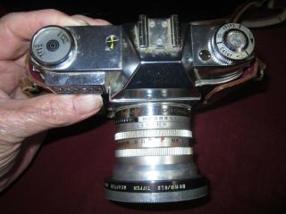 Vintage Kodak Retina Reflex III 35MM Camera & Extra Lenses & Carrying Bag 8