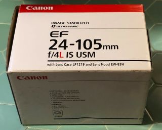 Canon Ef 24 - 105mm F/4 Ii Is L Usm Lens,  Rarely.