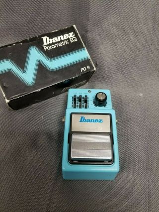 Vintage 1984 Ibanez Pq9 Parametric Eq Pedal