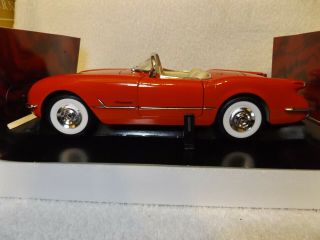 Vintage Diecast - - 1953 Chevy Corvette Conv - - 1/18 Scale - - 9 " Long - - By Mira