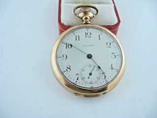 Antique Pocket Watch 1902 Waltham 15 Jewels 16 Size Open Face