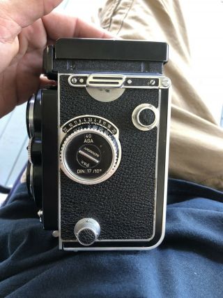 Vintage Rolleiflex 3.  5 Camera Zeiss 75mm 1:3.  5 Lens 1954 3