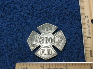 Vintage Orleans Louisiana Fire Department Fireman Firefighter Hat Badge
