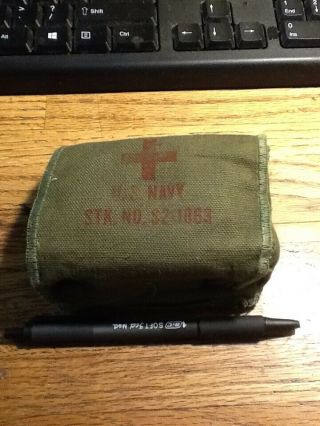 Us Navy Medical Pouch Aviator Kit Individual Usn First Aid