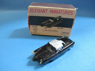 Vintage Die Cast Future Linemar Elegant Miniatures Futuristic L.  M.  Futura Car