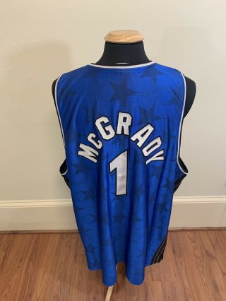 VTG reebok Tracy McGrady Jersey Orlando Magic 1 Size 56 shooting stars SEWN 2