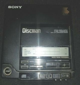 Sony D - 555 Discman D555 Digital CD Player - Vintage Audiophile - Parts 2