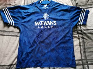 Vintage Glasgow Rangers Shirt 95/96 Xl