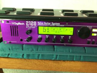 Digitech 2120 Artist Tube Preamp/Multi - Effects & C1 Footswitch/Pedal - rare 2