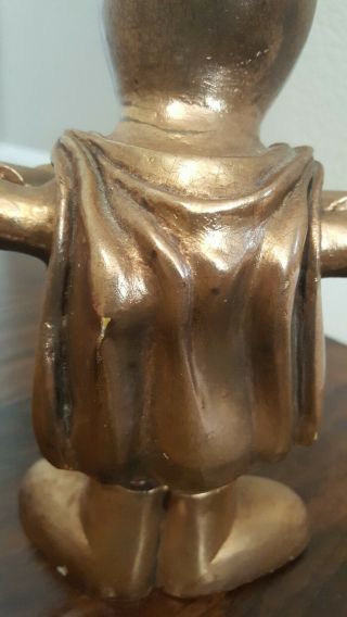 Budweiser Bud Man Rare 1/1 10 inch Statue Gold Paint one of a Kind 7