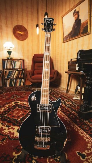 Jolana Diamant Bass Guitar Rare Czech Soviet Vintage Ussr Lp
