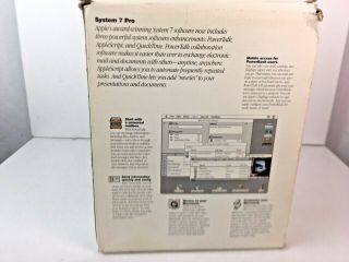 Vintage APPLE : SYSTEM 7 PRO - PowerTalk & Applescript Software 7.  11 Floppy Etc 4