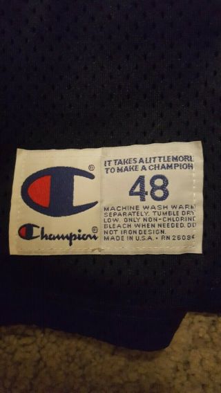 Champion Authentic Indiana Pacers Reggie Miller Jersey Vintage 90s sz 48 L Large 3