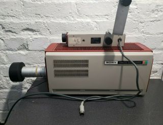 Vintage Sony Trinicon Professional Color Video Camera DXC1000 Camcorder Red 3