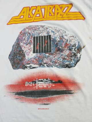 Rare Vtg 1983 Alcatrazz - No Parole From Rock & Roll Tour Concert T Shirt Xl Usa