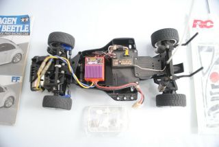 Vintage 1/10 Scale VW Buggy Kit Off - Road Racer RC Tamiya Volkswagen Beetle 5