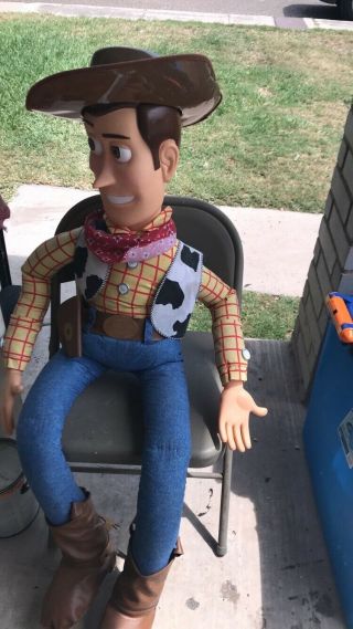 4 Foot Tall Fritolay Sheriff Woody Doll Disney Pixar Toy Story Rare Vintage 1995