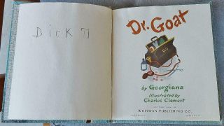 RARE DR.  GOAT Georgiana / Charles Clement 1950 Whitman Top Top Tales Vtg Book 5