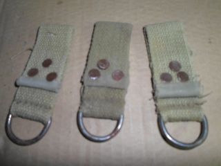 Loops German Army Ww2 Belt Straps " D " Rings Trophy Africa Corps Nato Military