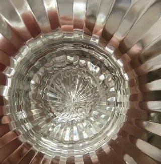 Vintage Signed Baccarat Cut Crystal Set of 6 Champagne Flutes Glasses Stemware A 7