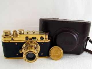 Leica - Ii (d) Luftwaffe Eigentum Wwii Vintage Russia Rf 35mm Gold Camera