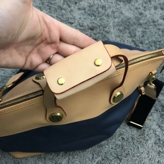 Dooney & Bourke Vintage Large Weekender Travel Carry - On Duffle Bag RARE 5