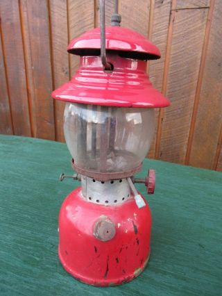 Vintage Coleman Lantern RED Model 200 Made in Canada Dated 5 63 1963 4