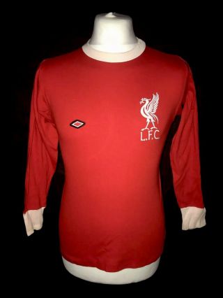 Liverpool 1973 - 74 Home Vintage Football L/s Shirt -