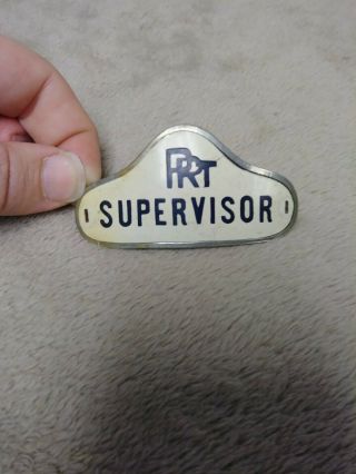 Vintage Philadelphia Rapid Transit Prt Hat Emblem Badge