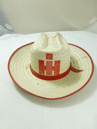 Vintage IH International Harvester Cowboy Hat Medium Cub Cadet Farmall 60s 2