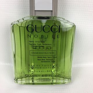 Rare Vintage 4 oz Gucci Nobile Eau de Toilette Spray Old Stock Tester Bottle 4
