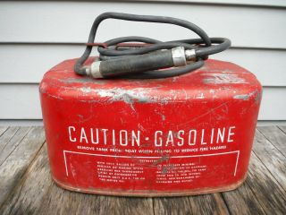 VINTAGE FIRESTONE BOAT MOTOR CAN OIL CAN 4.  5 GALLON RARE NR Sign neat 5
