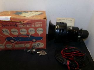 Vintage Jubilee 210 The Cadillac Of Burgler Alarms Security Sears Siren Horn