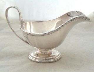 Solid Silver Sauce Boat Sheffield 1969 (142.  8g)