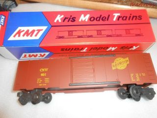 Vintage Kmt Kris Model Trains C&nw Chicago & North Western Boxcar