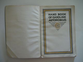 RARE VINTAGE 1912 NINTH ANNUAL HAND BOOK OF GASOLINE AUTOMOBILES 5