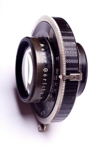 ,  Vintage Medium Format 9Х6 Lens Compur Meyer Gorlitz 10cm/2.  9 Trioplan Germany