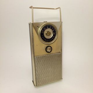 Vintage 1957 Ge General Electric Model P - 715 Portable Transistor Radio