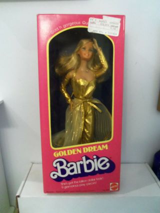 1980 Vintage Barbie Golden Dream Doll Mattel 1874