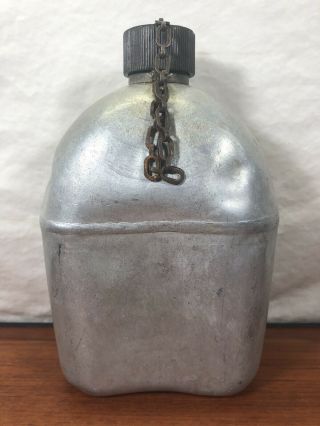 Vintage WWII Old U.  S.  Military R.  S.  E.  1943 Army Navy Marine Canteen 5