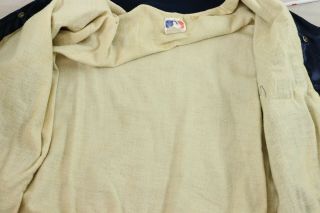 Vintage 1970 ' s NY Yankees Satin Jacket Felco Varsity MLB Licensed Baseball Sz L 8