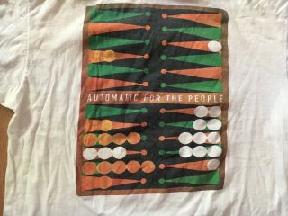 Vintage REM Automatic for the People Shirt Concert XL RARE Checkers 92 7