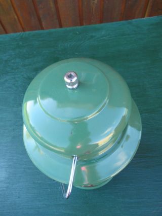 Vintage Coleman AFC Lantern Green Model 1010,  ASH FLASH Glass Globe 2