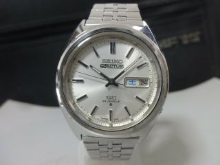 Vintage 1971 Seiko Automatic Watch [5 Actus Ss] 23j 6106 - 7520 Band